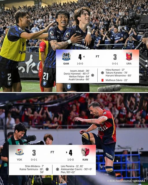日职联同日两场非典型比分 横滨水手、大阪钢巴均陷高比分赛果