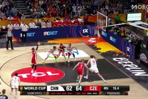 [杨舒予上篮]绝平！捷克女篮两罚不中 杨舒予突破上篮命中绝平对手